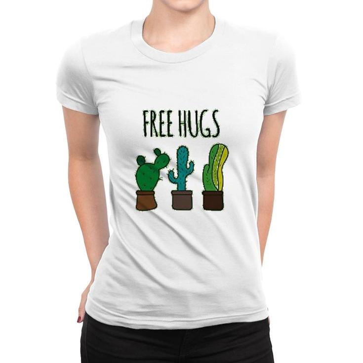 Free Hugs Cactus Garden Women T-shirt