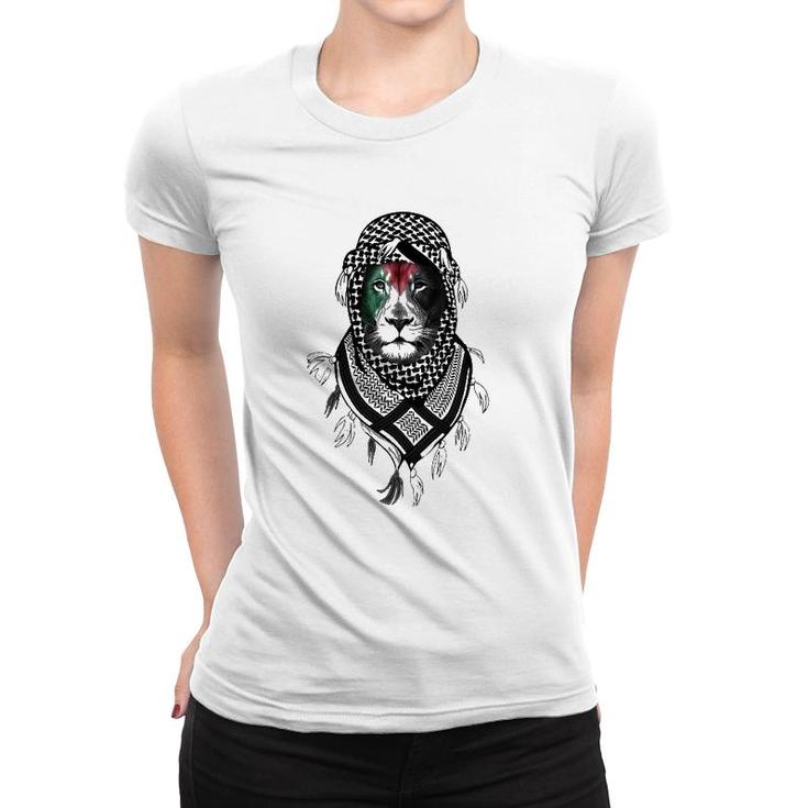 Free Palestine, Palestinian Lion Women T-shirt