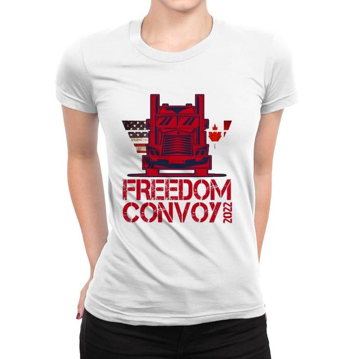 Freedom Convoy 2022 Support Our Truckers Convoy  Women T-shirt