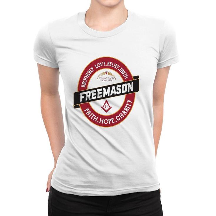 Freemason Crest By Kuyang Freemason Women T-shirt