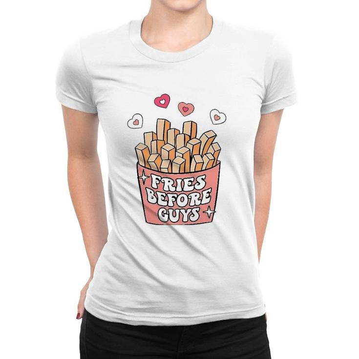 Fries Before Guys Mommy And Me Matching Valentine Baby Girl Women T-shirt