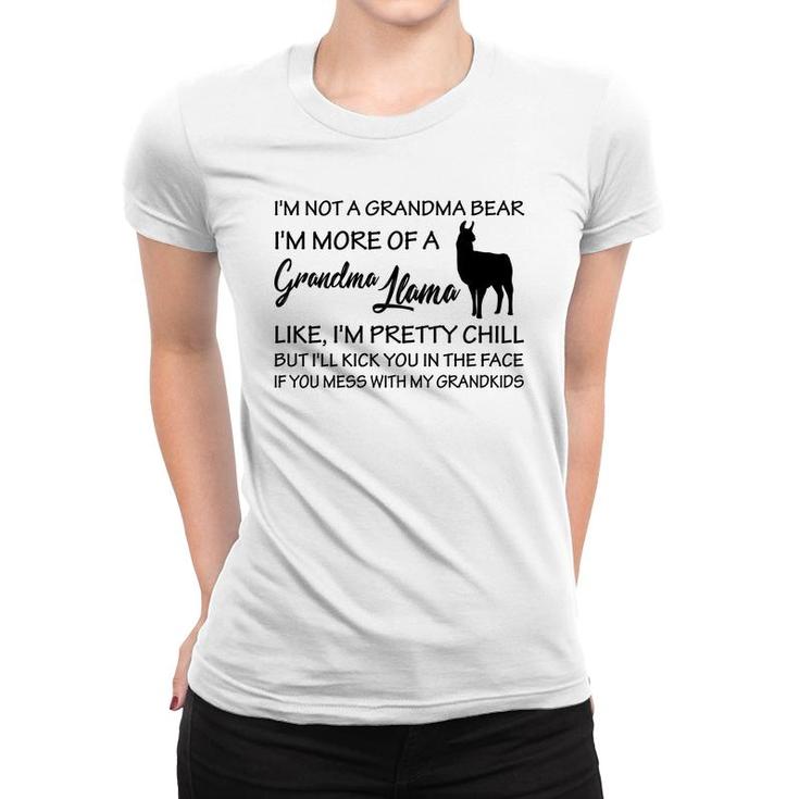 Funny Grandma Llama Women T-shirt