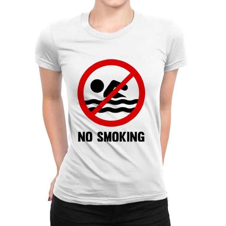 Funny No Smoking  Meme No Smoking Women T-shirt