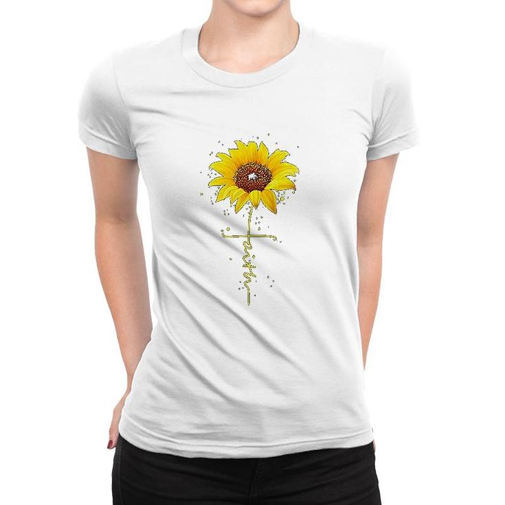 Funny Sunflower Faith Women T-shirt