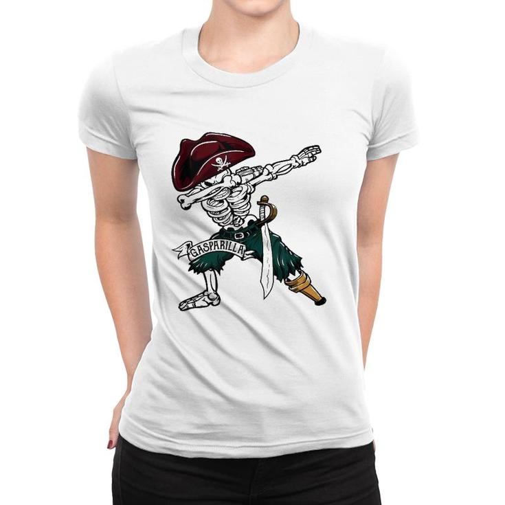 Gasparilla 2022 Dabbing Skeleton Pirate Jolly Roger Gift Tank Top Women T-shirt