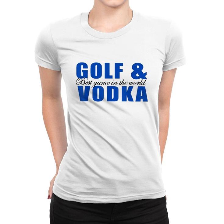 Golf And Vodka Women T-shirt