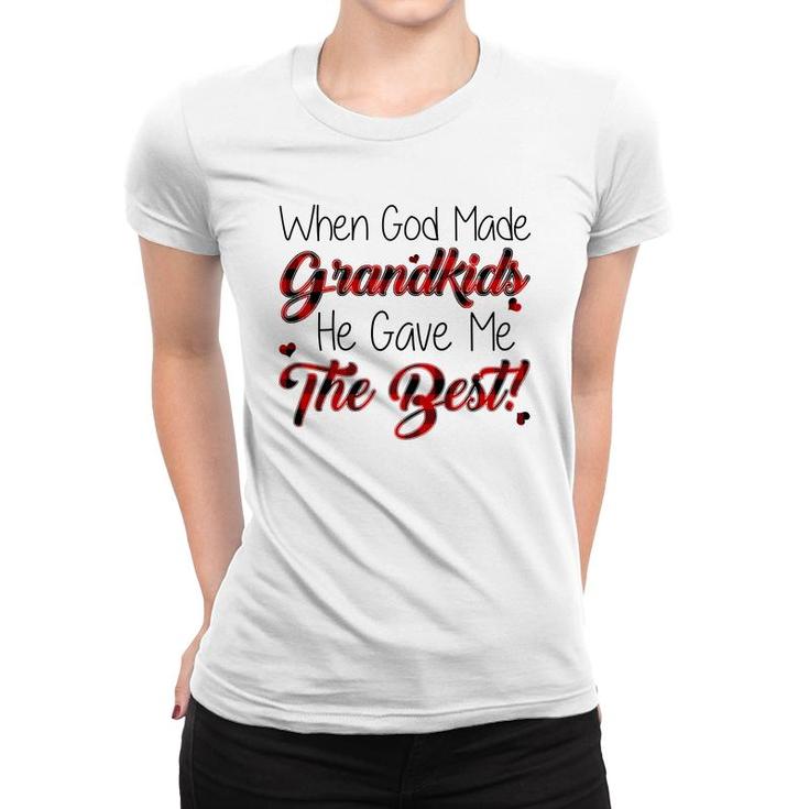 Grandma Loves Grandkids Women T-shirt