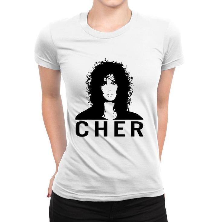 Graphic Cher's Art Design Essential Distressed Country Music Women T-shirt