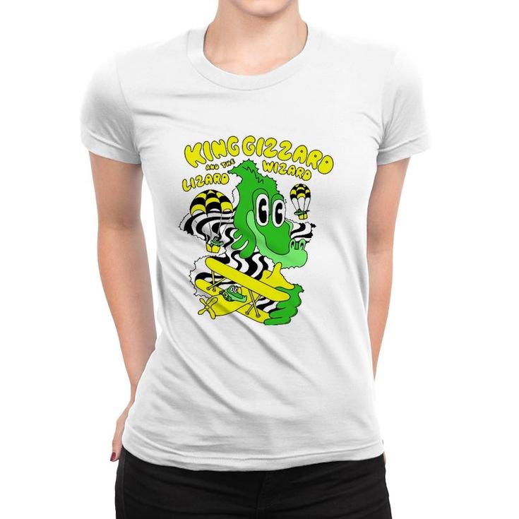 Graphic King Funny Gizzard The Lizard Arts Wizard Costume Women T-shirt