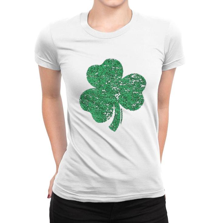 Green Shamrock Saint Patricks Day Women T-shirt