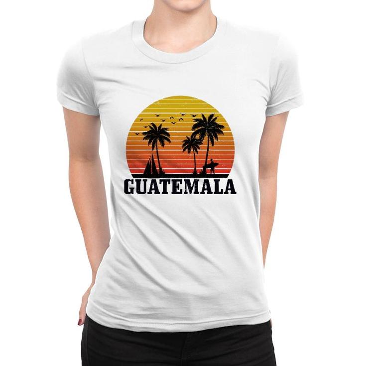 Guatemala Surfer Vintage Surf Surfing Guatemalan Souvenir  Women T-shirt