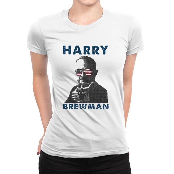 Harry Brewman 4Th Of July Drunk President Truman Funny Women T-shirt