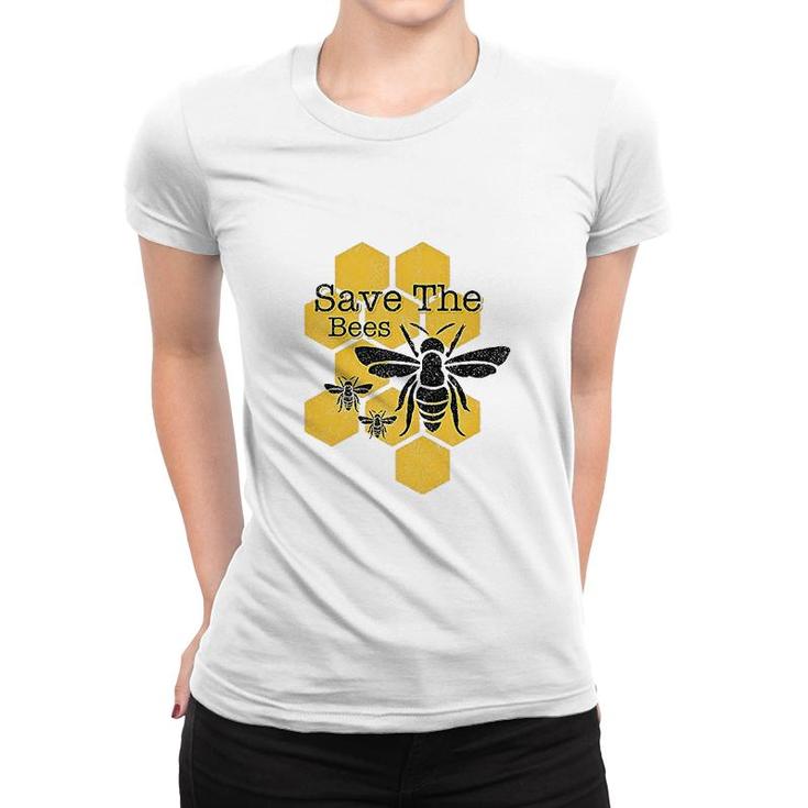 Honeycomb Save The Bees Women T-shirt