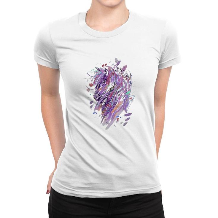 Horse Horseback Riding Horse Lover Women T-shirt