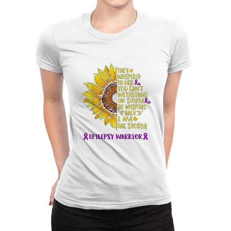 I Am The Storm Epilepsy Warrior Women T-shirt