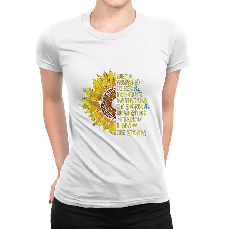 I Am The Storm Recovery Warrior Women T-shirt