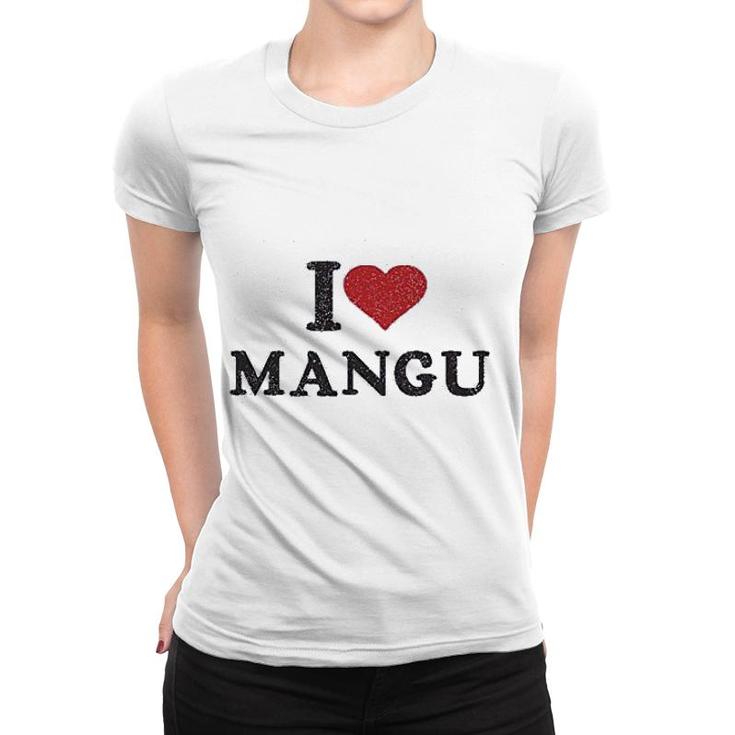 I Love Mangu Dominican Love Heart Women T-shirt