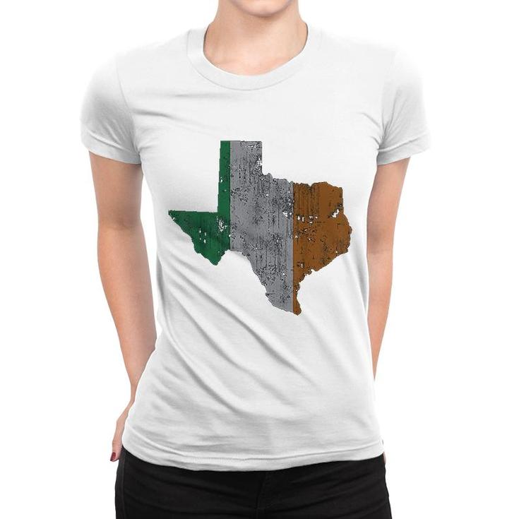 Irish Flag Texas State St Patricks Day Women T-shirt