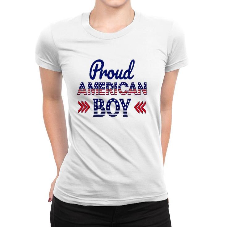 Kids 4Th Of July Patriotic Proud American Boy - Matching Family Women T-shirt
