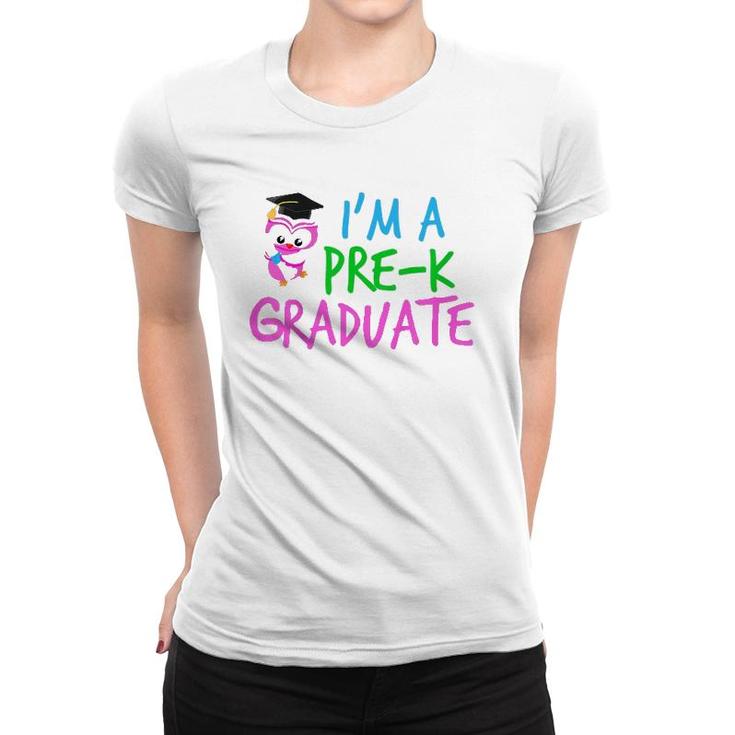 Kids Cute Preschool Graduation Prek Graduate Girl Women T-shirt