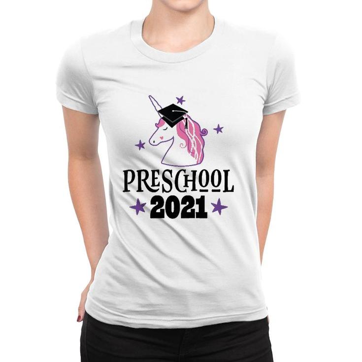 Kids Preschool Class Of 2021 Graduation Gift Women T-shirt