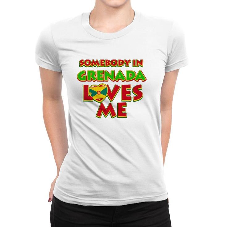 Kids Somebody In Grenada Loves Me Kids Women T-shirt