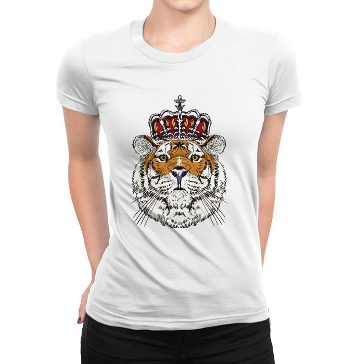 King Bengal Tiger Birthday Outfit For Tiger Lovers Costume Women T-shirt