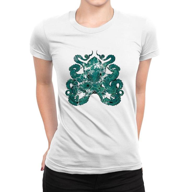 Kraken Sea Monster Ocean Animal Gift Octopus Women T-shirt