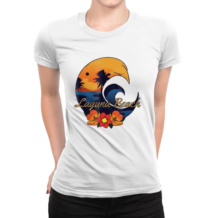 Laguna Beach Surf Tee  Travel Souvenir Gift Clothes Women T-shirt