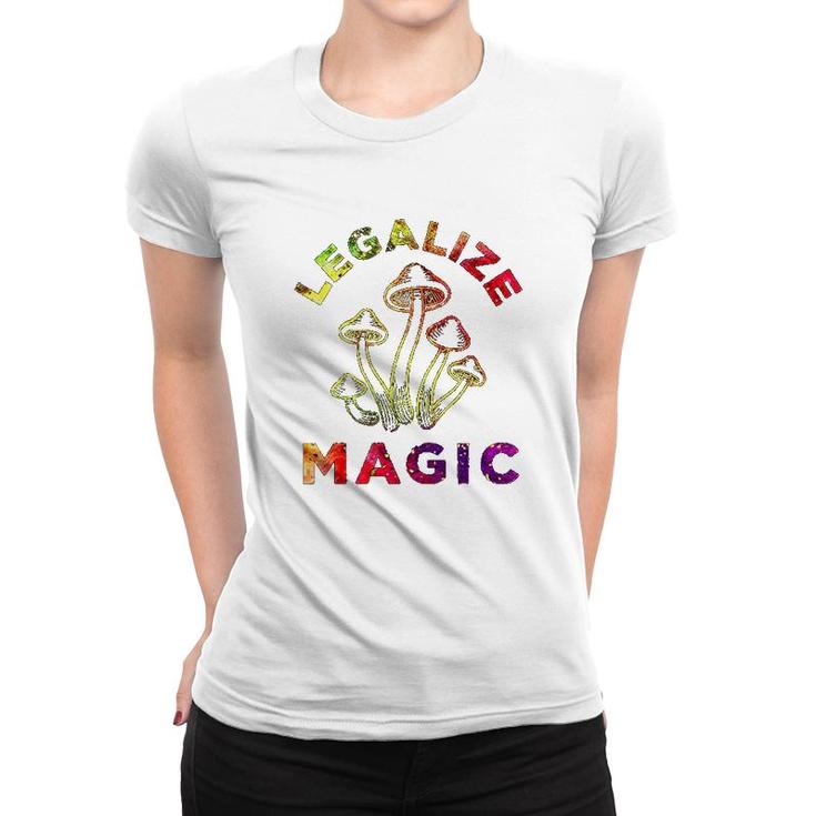 Legalize Magic Hippie Tie Dye Women T-shirt