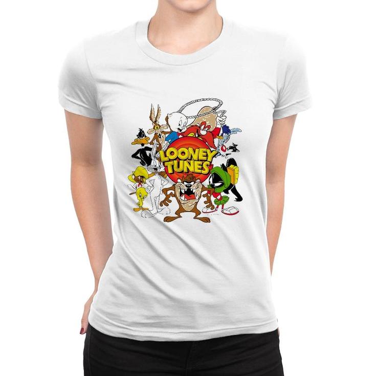 Looney Toons Character Group Bugs Rabbit Women T-shirt