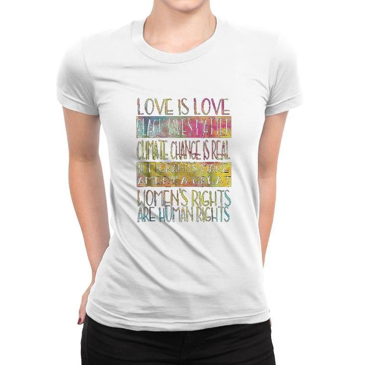 Love Is Love  Equality Feminist Women T-shirt