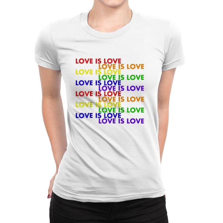 Love Is Love Lgtbq Pride Express Yourself  Women T-shirt