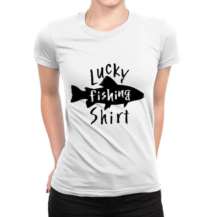 Lucky Fishing Fish Women T-shirt
