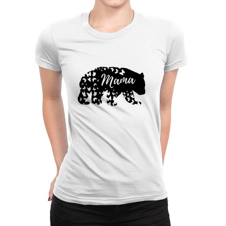 Mama Bear Mother's Day Butterflies Women T-shirt
