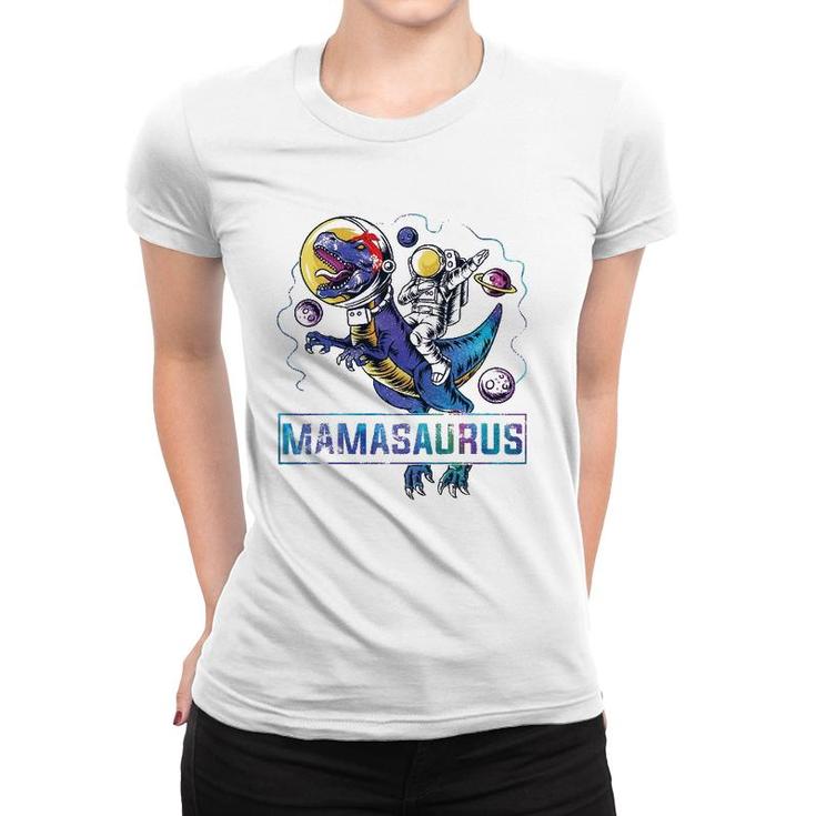 Mamasaurus The Astronaut Drivesrex Dinosaurs Mama Saurus Women T-shirt