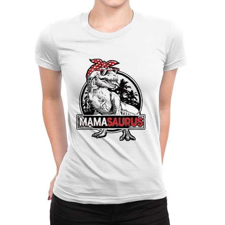 Mamasaurusrex Dinosaur Funny Mama Saurus Family Matching  Women T-shirt