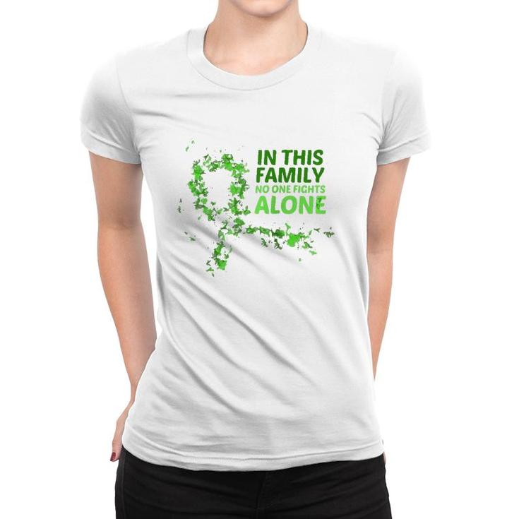 May Mental Health Awareness Month Green Ribbons Family Gift Raglan Baseball Tee Women T-shirt