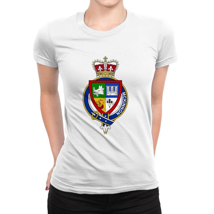 Mckinnon Coat Of Arms Family Crest Women T-shirt