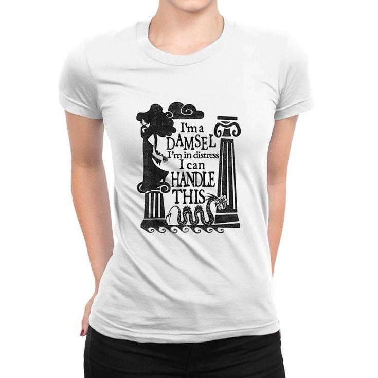 Meg Damsel Retro Quote Poster Women T-shirt