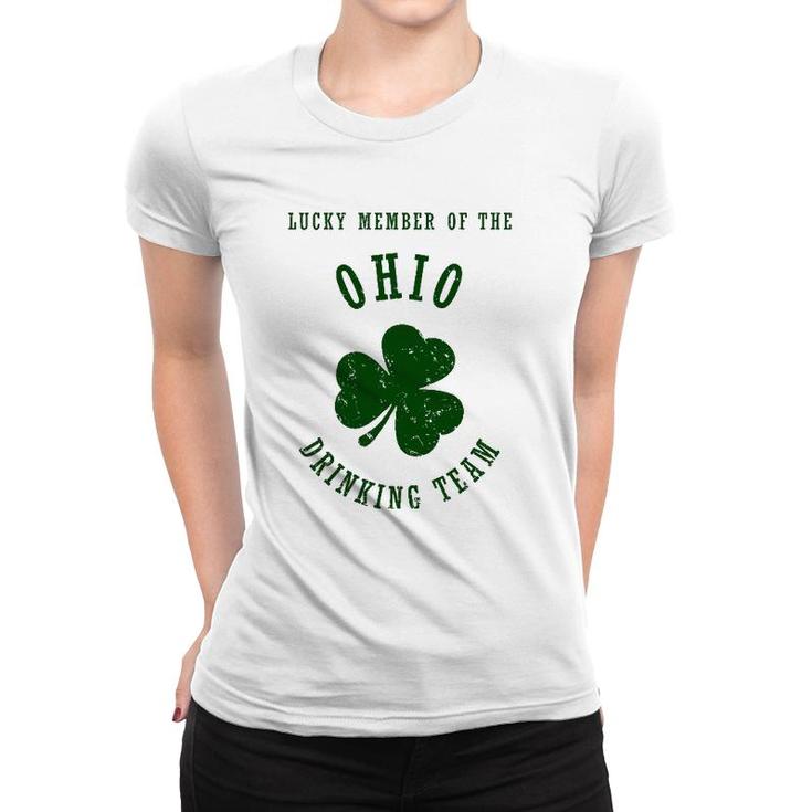 Member Of The Ohio Drinking Team , St Patrick's Day Women T-shirt