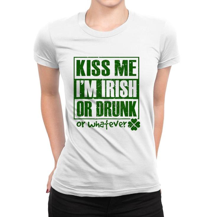 Mens Kiss Me I'm Irish Funny St Patrick's Day Gifts For Men Women T-shirt