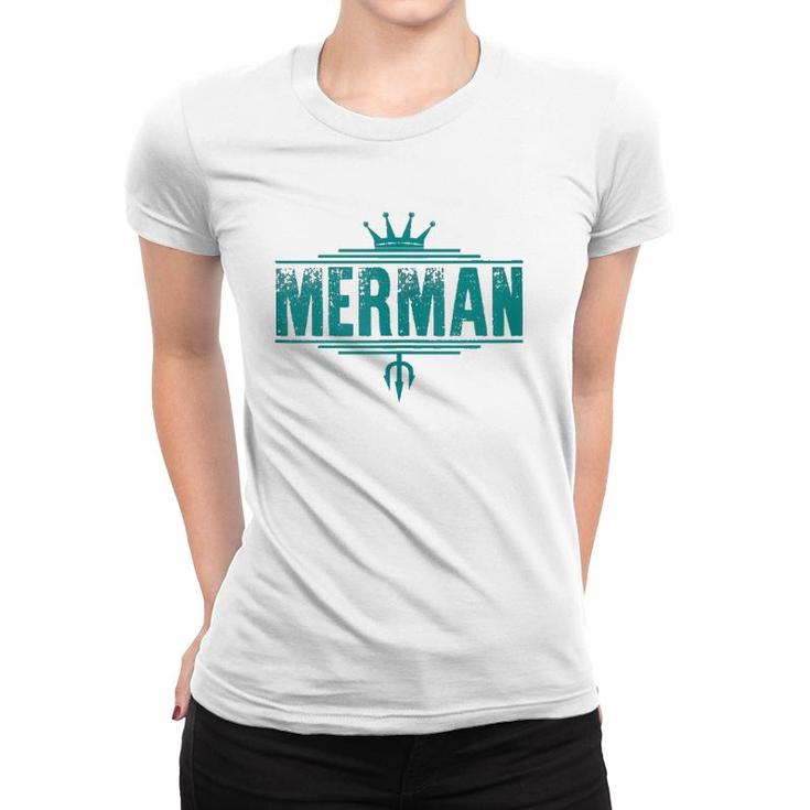 Merman - Easy Men's Halloween Costume - Mermaid  Women T-shirt