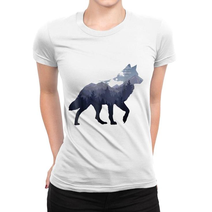 Moutain Wolf Women T-shirt