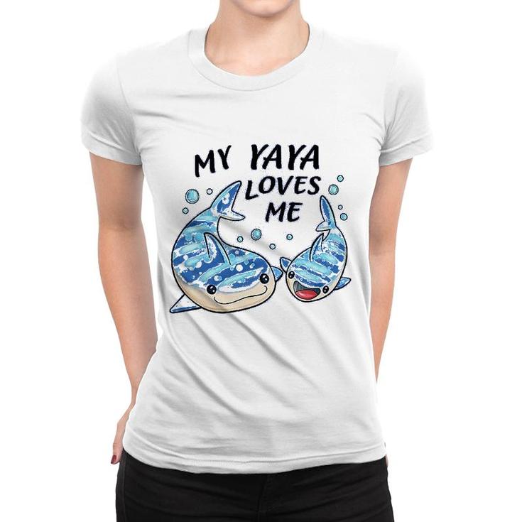My Yaya Loves Me Whale Shark Women T-shirt
