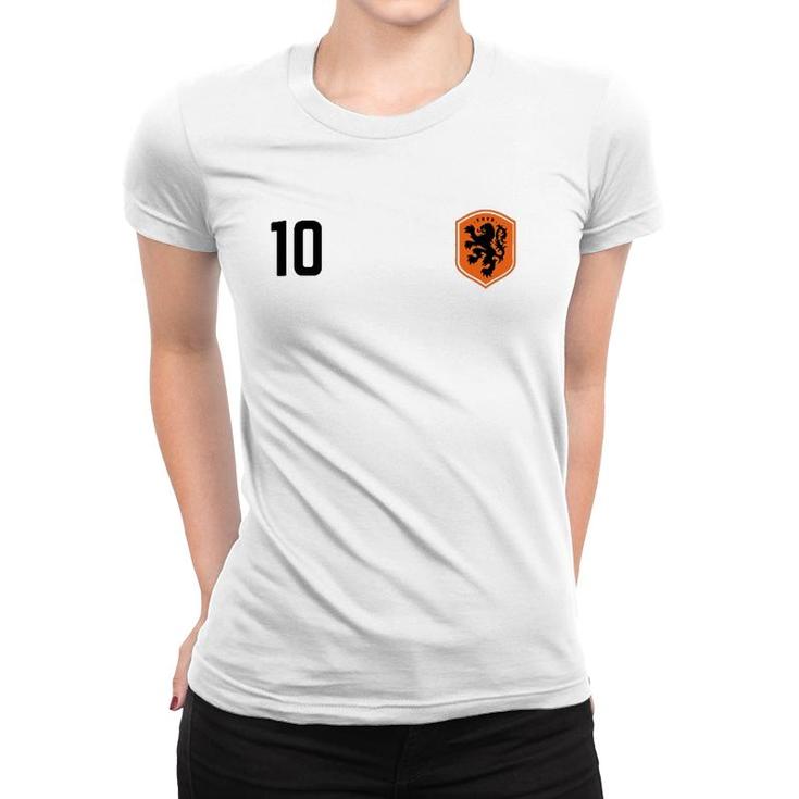 Netherland Soccer Jersey 2020-2021 Euros Dutch Football Fan Women T-shirt