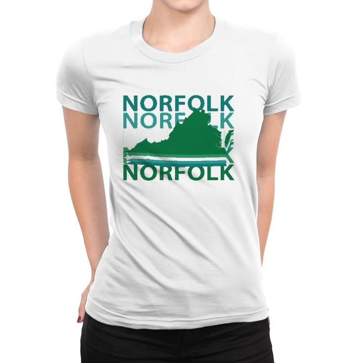 Norfolk Virginia Souvenirs Va Gift Women T-shirt