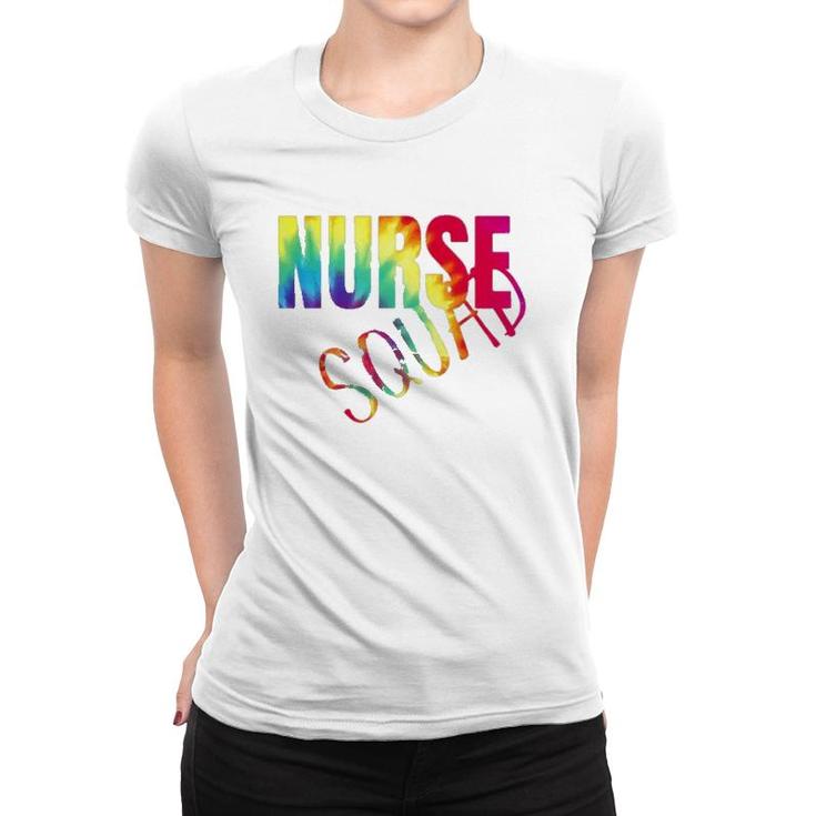 Nurse Squad Colorful Nurse Gift For Women Women T-shirt