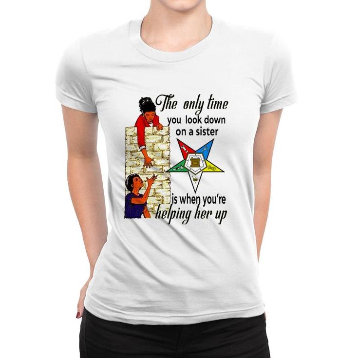 Order Of The Eastern Star Oes Ring Diva Sisters Of Color  Women T-shirt