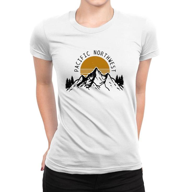 Pacific Northwest Pnw Vintage Oregon Idaho Washington Gift  Women T-shirt